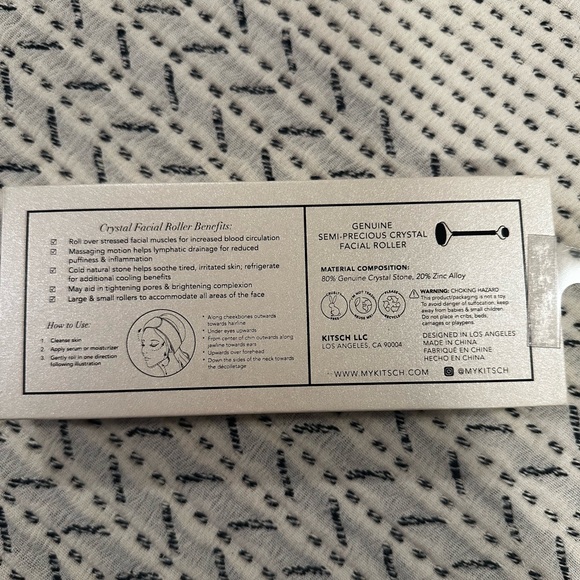 Kitsch 🩷 Face Massager Rose Quartz Face Roller - Picture 10 of 11